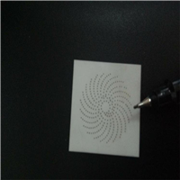 工业陶瓷基板激光切割氧化铍陶瓷精密打孔盲孔盲槽加工