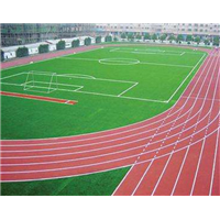 新疆和田混合型塑胶跑道|新疆喀什塑胶跑道 