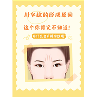 川字纹的形成原因，这个你肯定不知道！