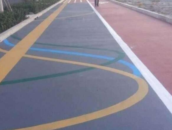 新疆彩色沥青路面施工|彩色道路施工 