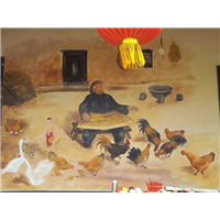 陕西墙绘 