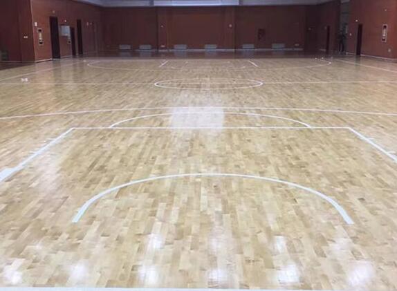 新疆篮球馆木地板打磨 