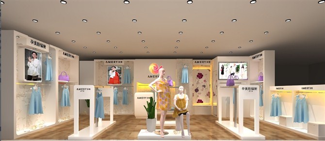 银川手机展示柜厂家- 银川童装展示柜厂家 