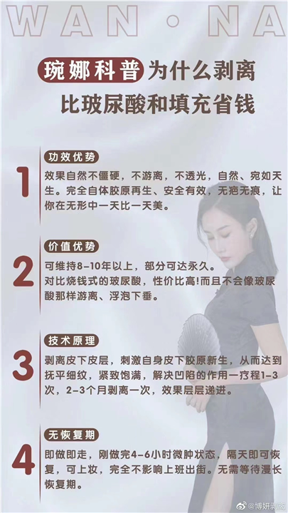 博妍医美琬娜科普为什么剥离比玻尿酸和填充省钱