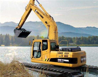 水陆两用挖机出租|河道湿地沼泽清淤 