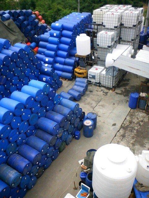 沈阳200L塑料桶回收&200公斤塑料大蓝桶出售(商情) 