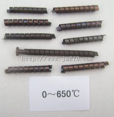 0～650℃双金属元件 