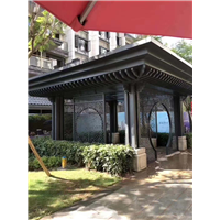 铝板景观廊架