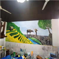 深圳餐厅墙绘