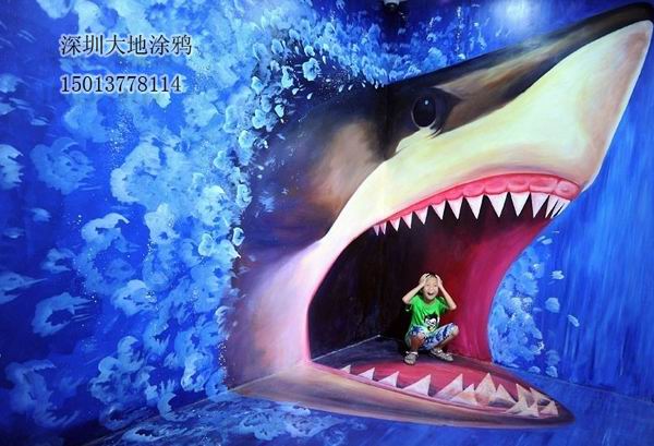 深圳墙绘_深圳大地涂鸦_深圳3D画