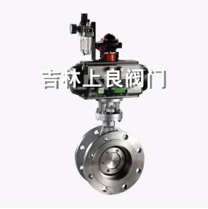 气动法兰式多层次金属硬密封蝶阀 