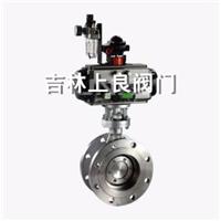 气动法兰式多层次金属硬密封蝶阀 