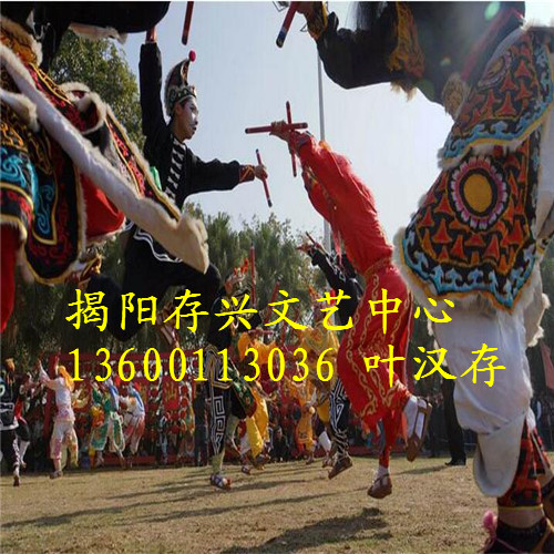 潮汕龙狮表演，潮汕秧歌 