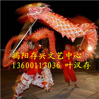 潮汕电音三太子表演，潮汕舞龙表演 