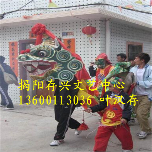 普宁舞龙舞狮表演，揭阳龙狮队 