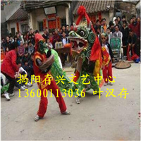 潮州龙狮队，潮州龙狮表演，潮州舞狮队 