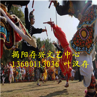 潮汕龙狮表演，潮汕秧歌 