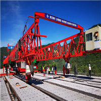 山东枣庄架桥机租赁公司40M200T钢箱梁架设