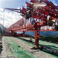辽宁铁岭架桥机租赁公司50m/250t架桥机安拆完成