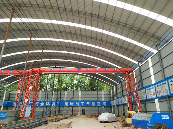 陕西渭南龙门吊出租厂家包含两种悬臂 