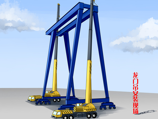 江苏南通龙门吊厂家出租10吨双轨起重设备 