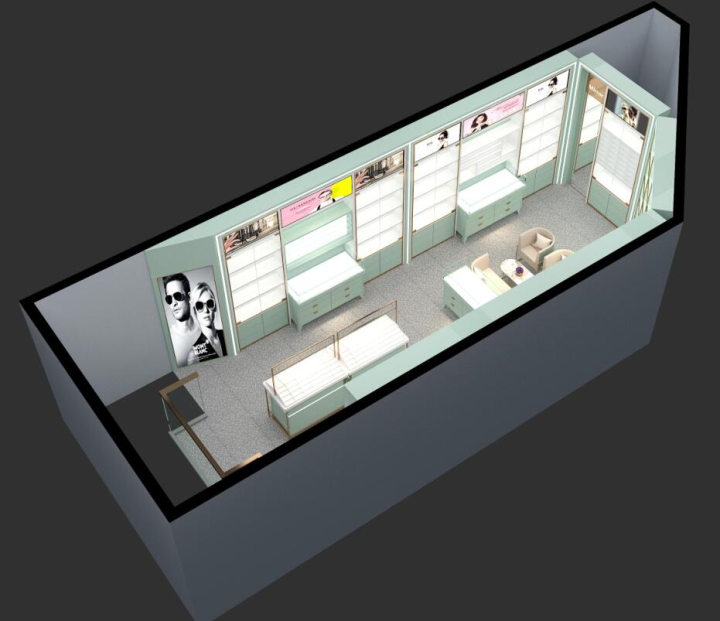 银川服装展柜定做