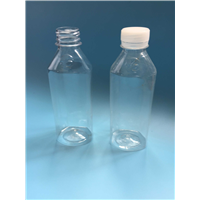 330ml550ml660mlPET透明塑料瓶鱼料饮料矿泉水瓶带盖液体酒精消毒 