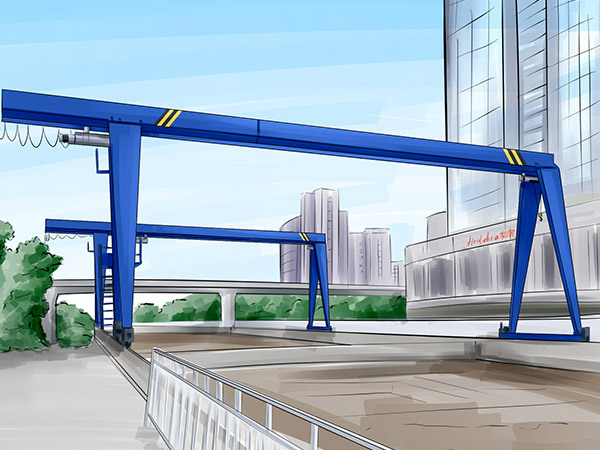 江西萍乡龙门吊厂家地铁龙门吊主要技术特点 
