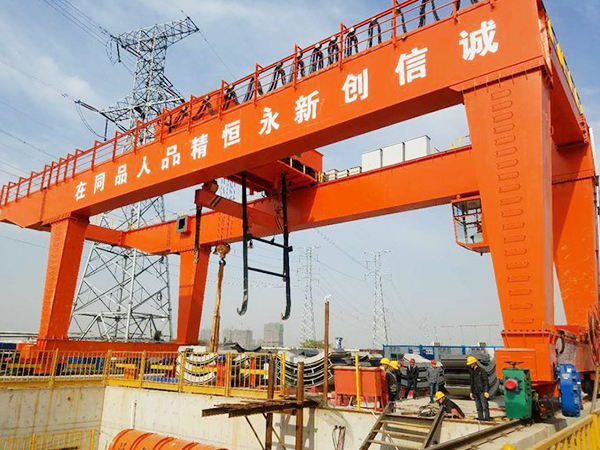 江苏无锡龙门吊出租120吨单梁门式起重机 