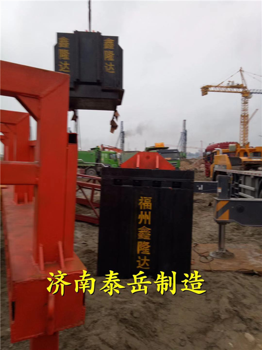 30吨组合重锤试车现场