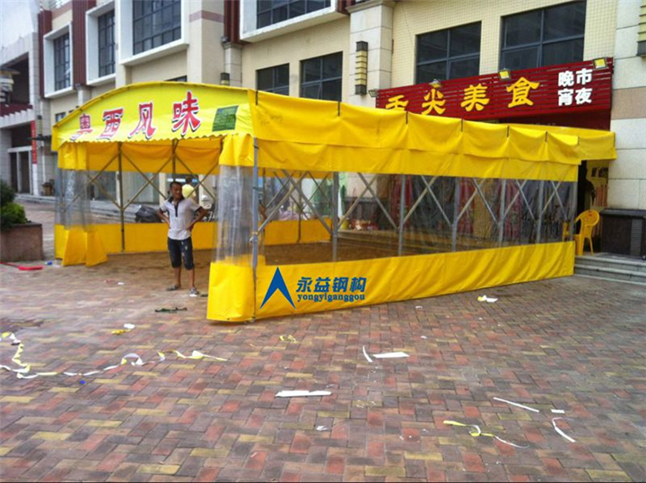 大排档雨棚价格 