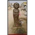 古代侍女人物仿古石雕童男童女做旧雕刻