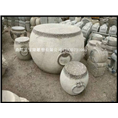 仿古石桌石凳圆形桌子青石雕刻石桌子