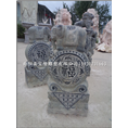 仿古石雕门墩招财象门墩石雕抱鼓石石鼓
