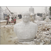 汉白玉**胸像石雕伟人雕像石雕名人雕像