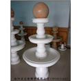 汉白玉风水球石雕喷泉大理石雕刻喷泉摆件