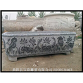 仿古石雕鱼缸石雕养鱼池荷花鱼缸做旧鱼缸