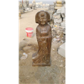 仿古石雕人物仿古兵马俑古代童男童女摆件
