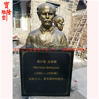 西方医学名人白求恩雕像希波克拉底雕塑像