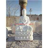 汉白玉石雕佛像寺院大型佛像观音像雕塑摆设