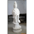 汉白玉观音像石雕观音像地方滴水观音像雕塑