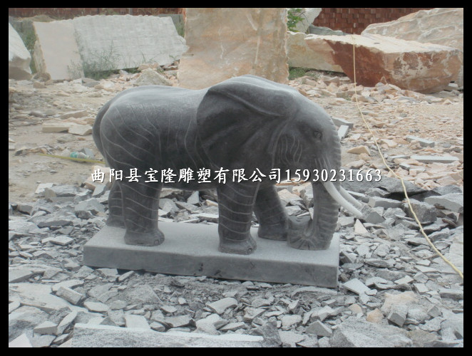 青石雕刻象石雕大象招财象汉白玉大象