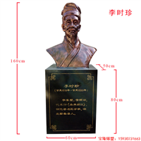 李时珍雕塑中医院摆件 