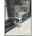 仿古金蝉门墩青石做旧抱鼓石狮子石鼓石雕