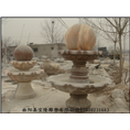 晚霞红雕刻喷泉石雕喷泉大理石流水喷泉壁泉