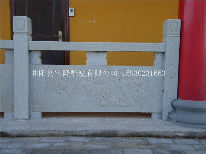 花岗岩栏板石雕栏杆大理石雕刻栏板浮雕栏杆