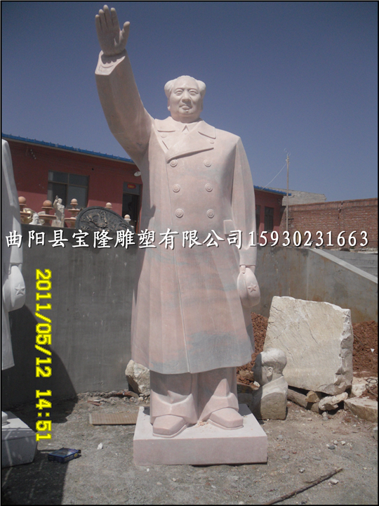 石雕**雕像伟人像**挥手像名人雕塑