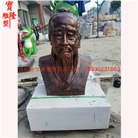 古代名医李时珍扁鹊雕像玻璃钢仿铜人物雕塑