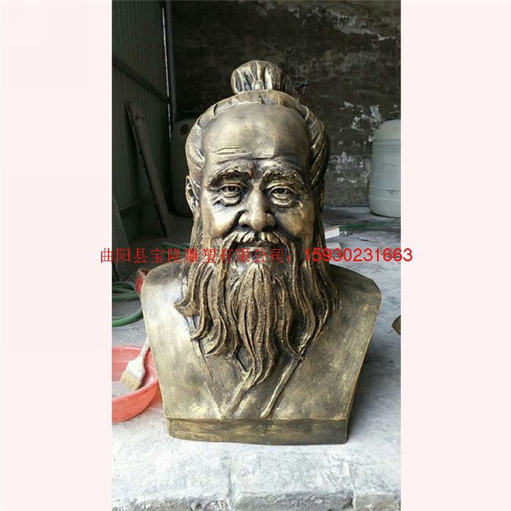 古代名医孙思邈仿铜雕像李时珍中医馆摆件