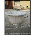汉白玉花盆石雕花盆石头花盆雕刻花盆厂家